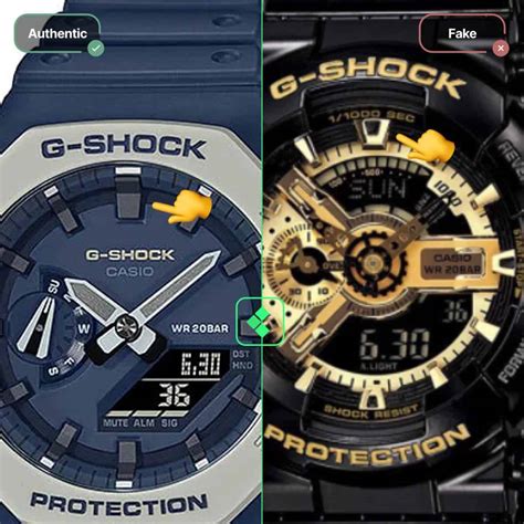 pics of fake g shock watches|authentic g shock.